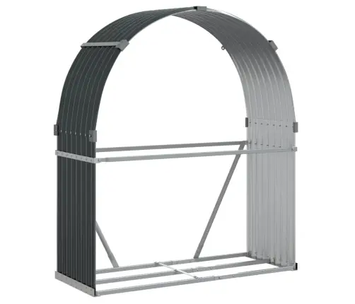 Puuhoidik Antratsiithall 120 X 45 X 140 Cm Tsingitud Terasest