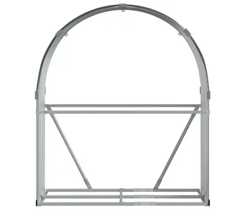 Puuhoidik Antratsiithall 120 X 45 X 140 Cm Tsingitud Terasest