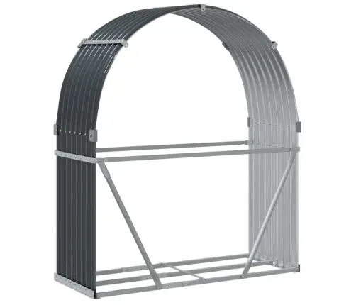 Puuhoidik Antratsiithall 120 X 45 X 140 Cm Tsingitud Terasest