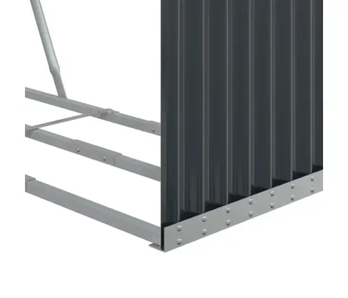 Puuhoidik Antratsiithall 120 X 45 X 140 Cm Tsingitud Terasest