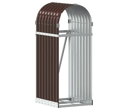 Küttepuude Alus, Pruun, 40X45X100 cm Tsingitud Teras