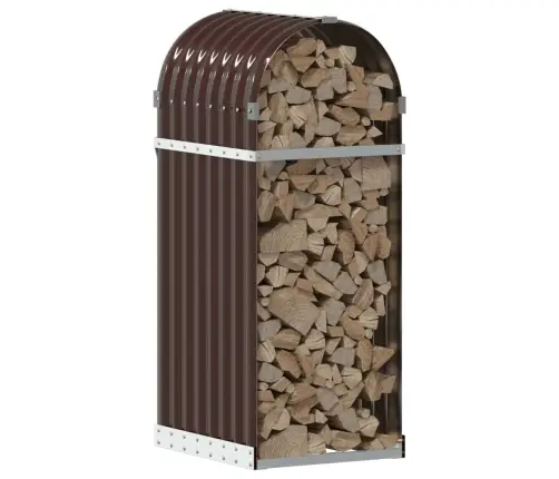 Küttepuude Alus, Pruun, 40X45X100 cm Tsingitud Teras