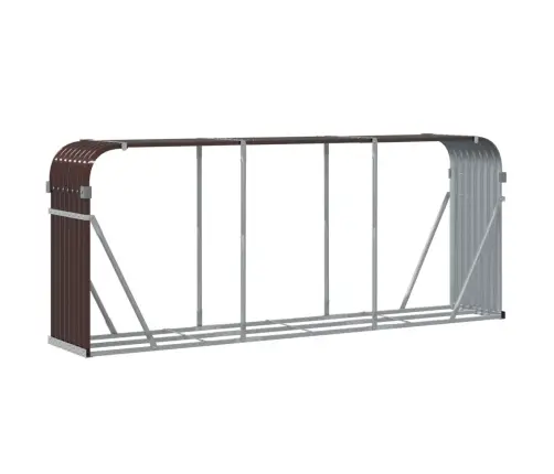 Malkas Statīvs, Brūns, 234X45X100 Cm, Cinkots Tērauds Vidaxl