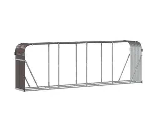 Küttepuude Alus, Pruun, 300 X 45 X 100 cm Tsingitud Teras