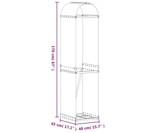 Malkų Stovas, Medžio Išvaizda, 40X45X170cm Galvanizuotas Plienas