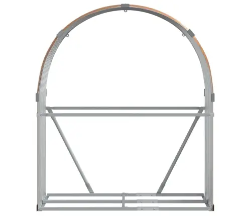 Malkas Statīvs, Koka Izskats, 120X45X140 Cm, Cinkots Tērauds Vidaxl