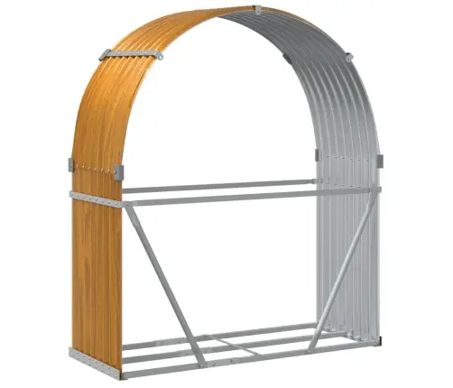 Malkas Statīvs, Koka Izskats, 120X45X140 Cm, Cinkots Tērauds Vidaxl