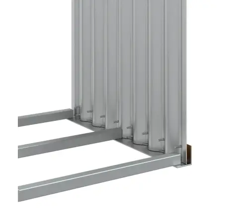 Malkų Stovas, Medžio Išvaizda, 120X45X210cm Galvanizuotas Plienas