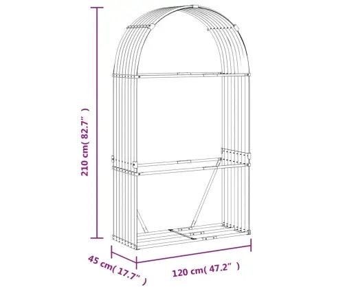 Malkų Stovas, Medžio Išvaizda, 120X45X210cm Galvanizuotas Plienas
