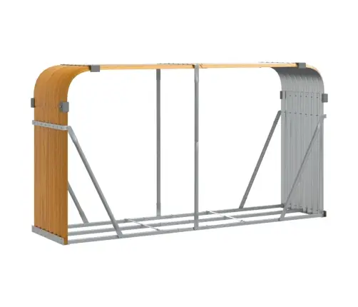 Malkas Statīvs, Koka Izskats, 180X45X100 Cm, Cinkots Tērauds Vidaxl