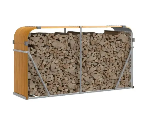 Malkas Statīvs, Koka Izskats, 180X45X100 Cm, Cinkots Tērauds Vidaxl