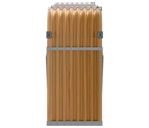 Malkas Statīvs, Koka Izskats, 180X45X100 Cm, Cinkots Tērauds Vidaxl