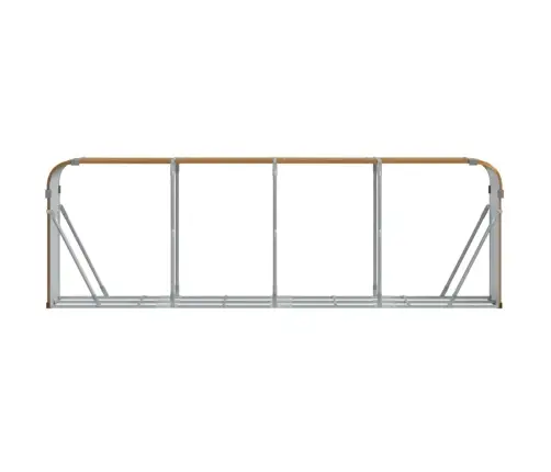 Malkas Statīvs, Koka Izskats, 300X45X100 Cm, Cinkots Tērauds Vidaxl