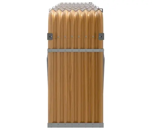 Malkas Statīvs, Koka Izskats, 300X45X100 Cm, Cinkots Tērauds Vidaxl