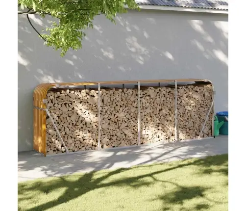 Malkas Statīvs, Koka Izskats, 300X45X100 Cm, Cinkots Tērauds Vidaxl