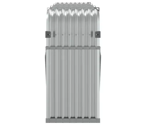 Küttepuude Alus, Hõbedane, 234 X 45 X 100 cm Tsingitud Teras