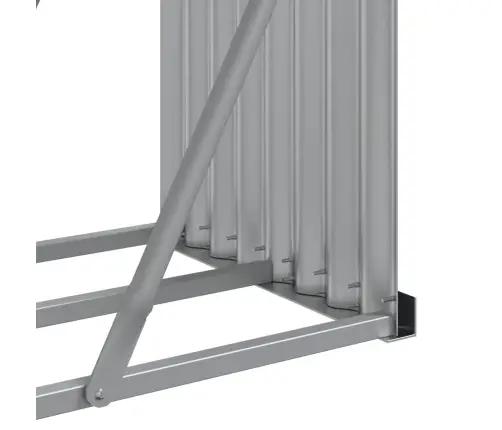 Malkas Statīvs, Sudraba Krāsa, 300X45X100 Cm, Cinkots Tērauds Vidaxl