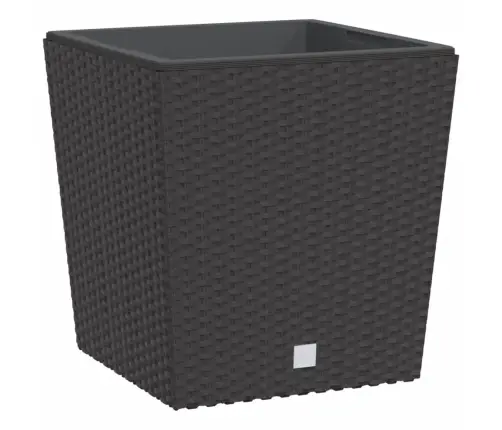 Puķu Kaste Ar Izņemamu Ieliktni, Brūna, 21/32 L, Pp Rotangpalma Vidaxl