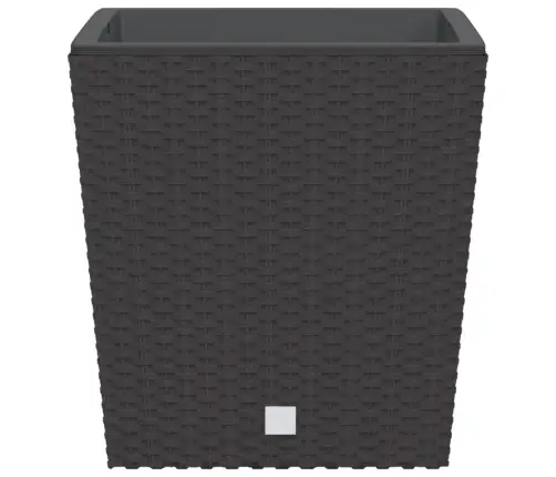 Puķu Kaste Ar Izņemamu Ieliktni, Brūna, 21/32 L, Pp Rotangpalma Vidaxl