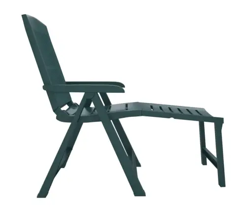 Päevitustool, Roheline, Plast