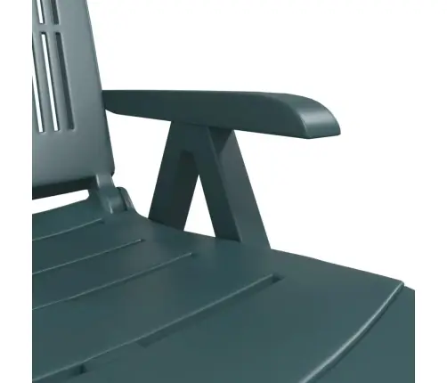 Päevitustool, Roheline, Plast