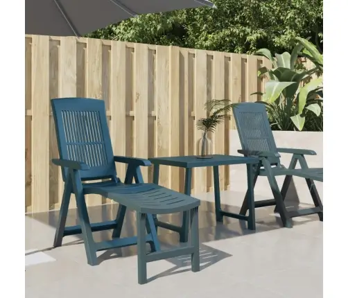 Päevitustool, Roheline, Plast