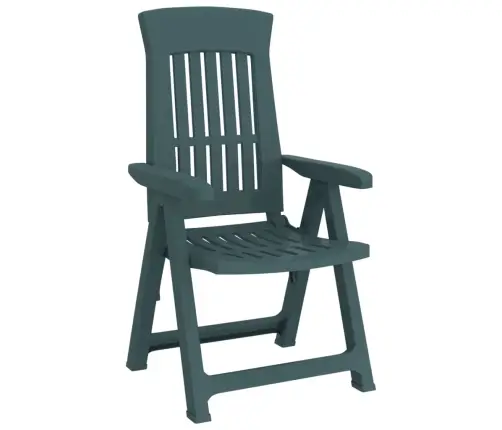 Dārza Nolaižamie Krēsli, 2 Gab., Zaļš, Pp Vidaxl