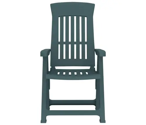 Dārza Nolaižamie Krēsli, 2 Gab., Zaļš, Pp Vidaxl