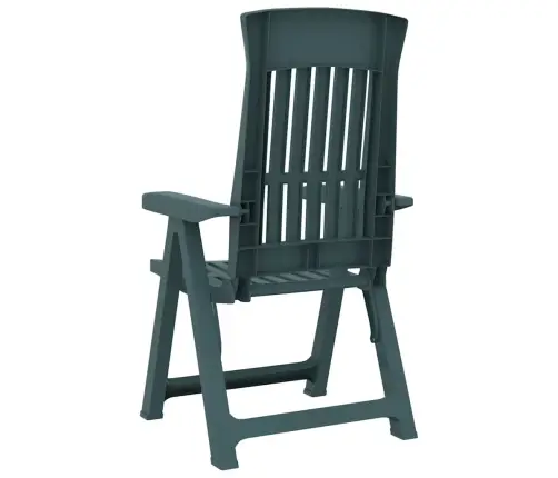 Dārza Nolaižamie Krēsli, 2 Gab., Zaļš, Pp Vidaxl