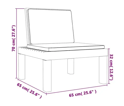Sauļošanās Zvilnis Ar Matraci, Balts, Pp  Vidaxl