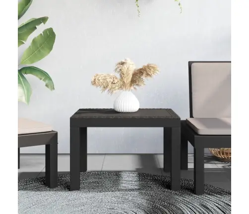 Dārza Galds, Antracītpelēks, 59X47X40 Cm, Pp Vidaxl