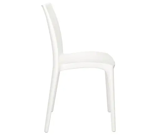 Dārza Krēsli, 2 Gb., Balti, 50X46X80 Cm, Polipropilēns Vidaxl