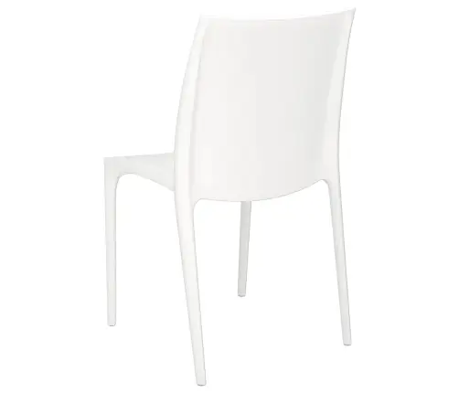 Dārza Krēsli, 2 Gb., Balti, 50X46X80 Cm, Polipropilēns Vidaxl