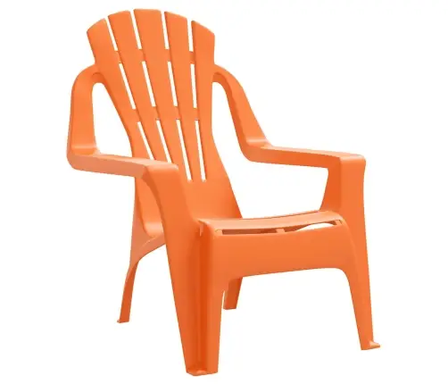 Laste Aiatoolid 2 Tk, Oranž, 37 X 34 X 44 Cm Pp, Puidu Välimus