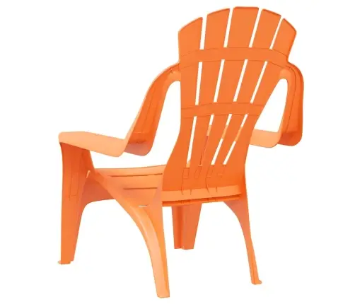 Laste Aiatoolid 2 Tk, Oranž, 37 X 34 X 44 Cm Pp, Puidu Välimus