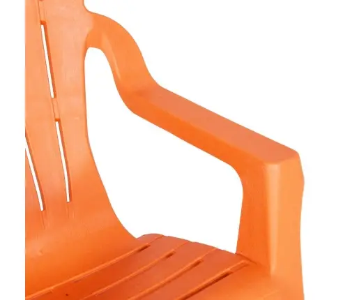 Laste Aiatoolid 2 Tk, Oranž, 37 X 34 X 44 Cm Pp, Puidu Välimus
