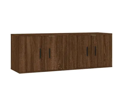 Seina Telerikapid 2 Tk, Pruun Tamm, 57 X 34,5 X 40 Cm