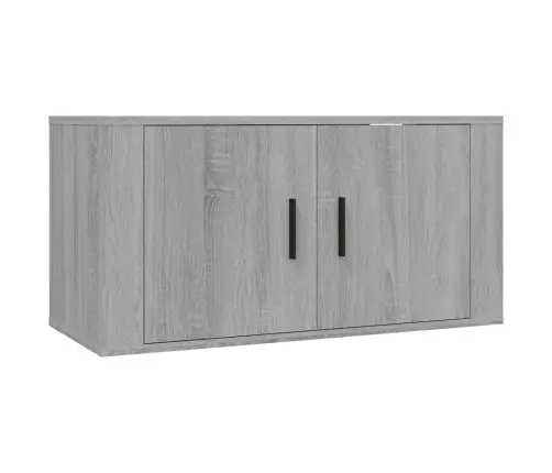 Seina Telerikapid, 3 Tk, Hall Sonoma, 80X34,5X40 Cm