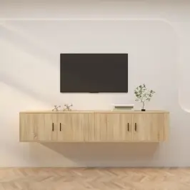 Sienas Tv Skapīši, 2 Gab., Sonomas Ozolkoka, 100X34,5X40 Cm Vidaxl