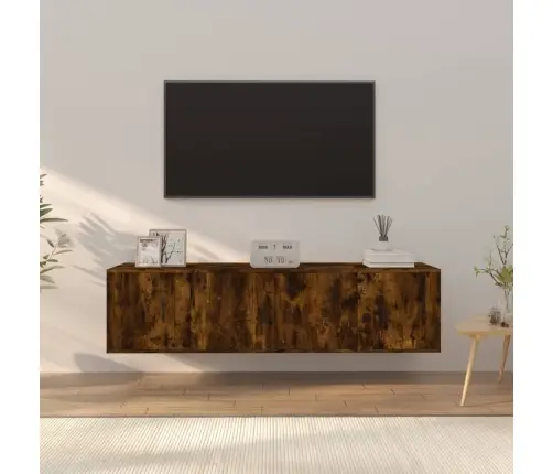 3-Daļīgs Tv Skapīšu Komplekts, Ozola Krāsa, Inženierijas Koks Vidaxl