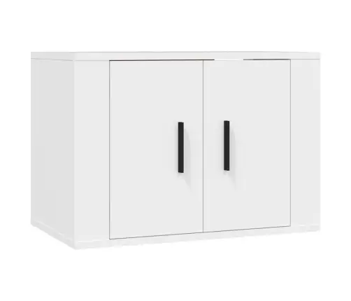 Televizoriaus Spintelių Komplektas, 4 Dalių, Baltas, Mediena Televizoriaus Spintelių Komplektas, 4 Dalių, Baltas, Mediena