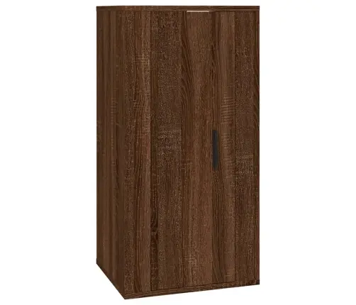 2-Osaline Telerikappide Komplekt, Pruun Tamm, Tehispuit