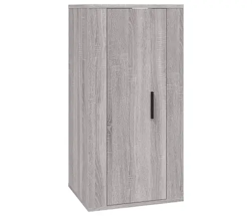 3-Osaline Telerikappide Komplekt, Hall Sonoma Tamm, Tehispuit