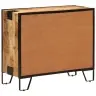 Kumode, 80X31X66 Cm, Neapstrādāts Mango Masīvkoks Un Metāls Vidaxl Kumode, 80X31X66 Cm, Neapstrādāts Mango Masīvkoks Un Metāls Vidaxl