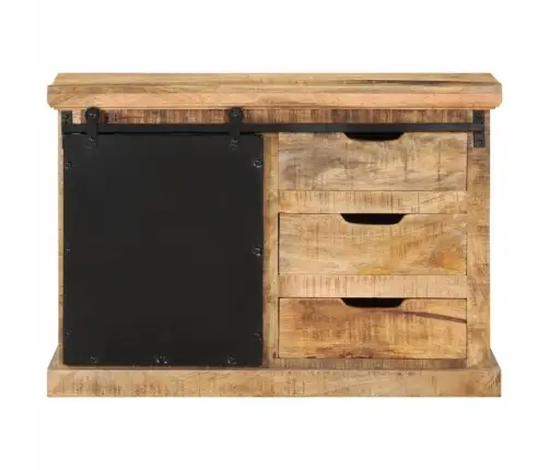 Kumode, 80X30X55 Cm, Neapstrādāts Mango Masīvkoks Vidaxl