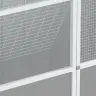 Putnu Būris, Pelēks, 115X78X200 Cm, Cinkots Tērauds Vidaxl
