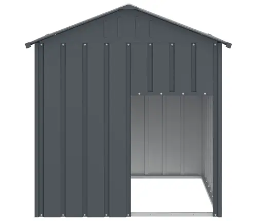 Koerakuut Katusega, Antratsiithall, 117X103X123 cm Teras