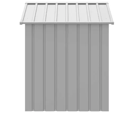 Koerakuut Katusega, Helehall, 117X103X123 cm Teras