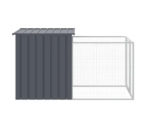 Koerakuut Aedikuga, Antratsiithall, 110X201X110 cm Teras