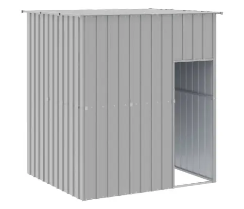 Šuns Narvas Su Stogu, Šviesiai Pilkas, 165X153X181cm Plienas